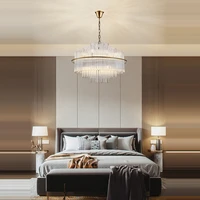 led gold silver chrome crystal round oval designer chandelier lighting lustre suspension luminaire lampen for foyer dinning room