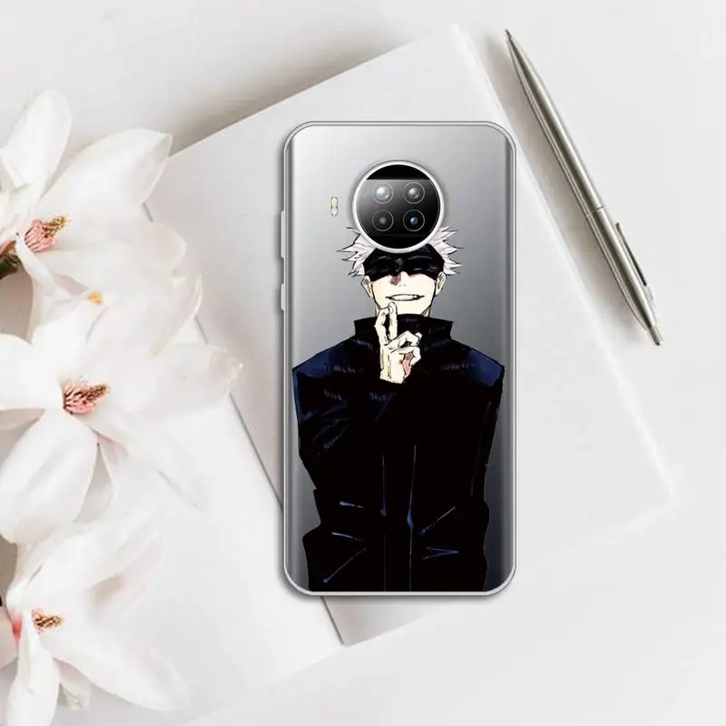 

Jujutsu Kaisen Anime Phone Case Transparent for Xiaomi Redmi note 10 t 8 9 pro lite 11