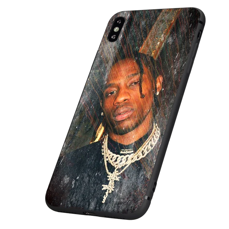 Черный чехол ТПУ для iphone 5 5s se 6 6s 7 8 plus x 10 чехол силиконовый чехол для iphone XR XS 11 pro MAX чехол Трэвиса Скотта astroworld