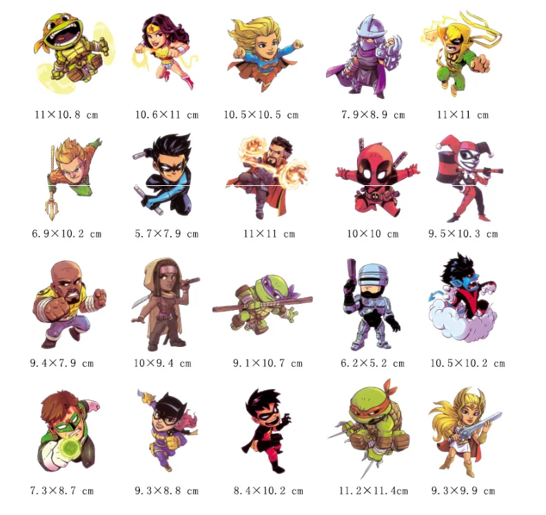 100 шт Мультяшные наклейки Marvel водонепроницаемые для ноутбука мото скейтборд