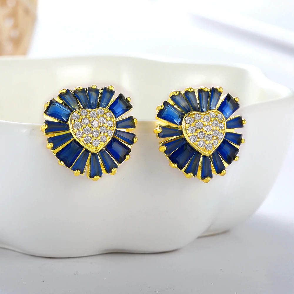 2019 стильные серьги гвоздики для женщин камни ювелирные аксессуары праздничный