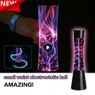 Плазменный шар, волшебный свет, маленький талический светильник, лавовый ночник, сенсорный чувствительный электростатический индукционный комнатный декоративный светильник