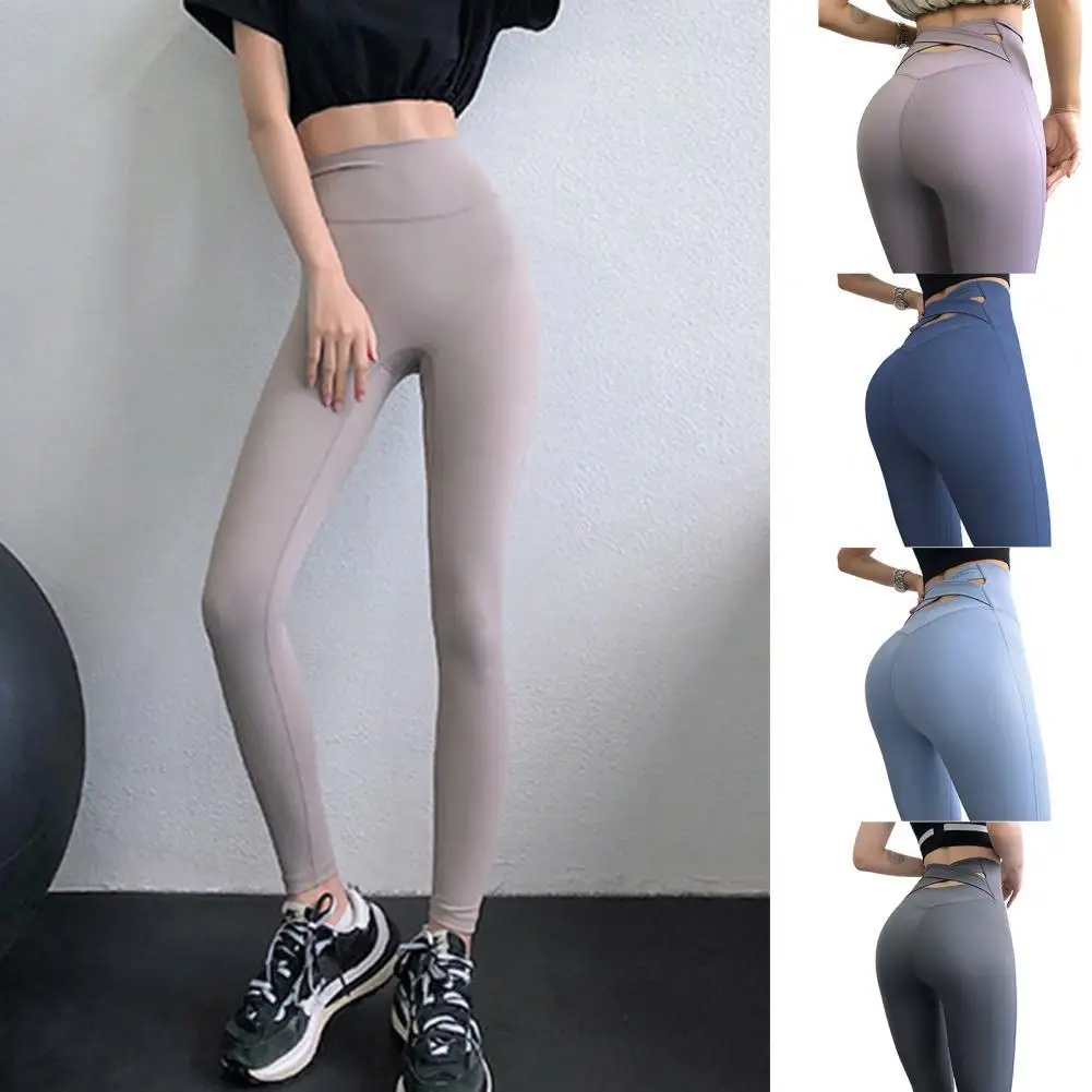 

Workout Pants Pure Color Fashion Wear Proof Slim Fit Type Workout Pants