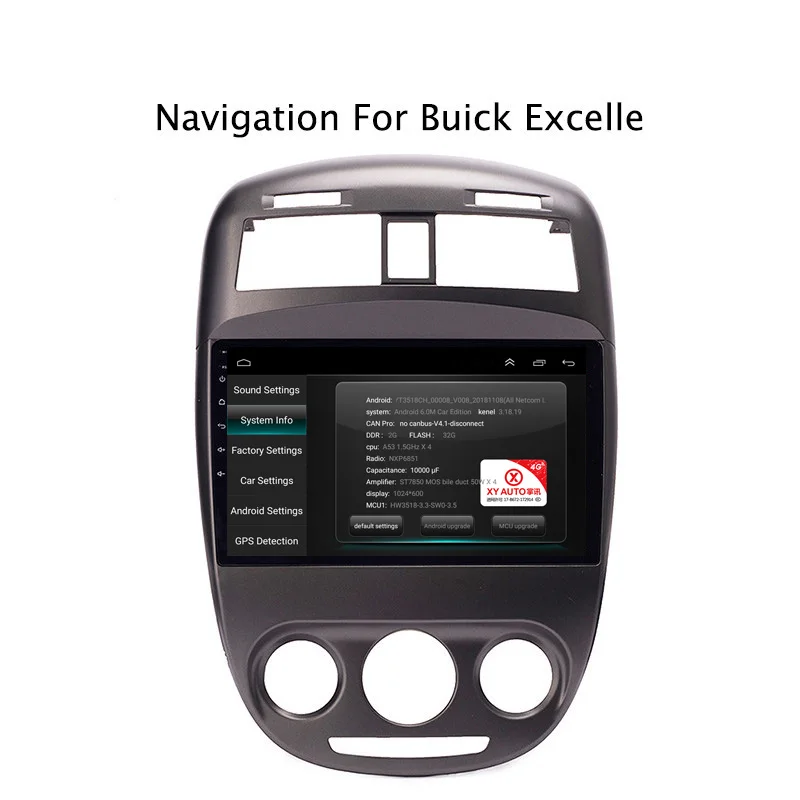 10 1 &quot2G ram 3 2G rom Автомобильный dvd android 8 плеер для Buick Excelle со слотом sim-карты Радио