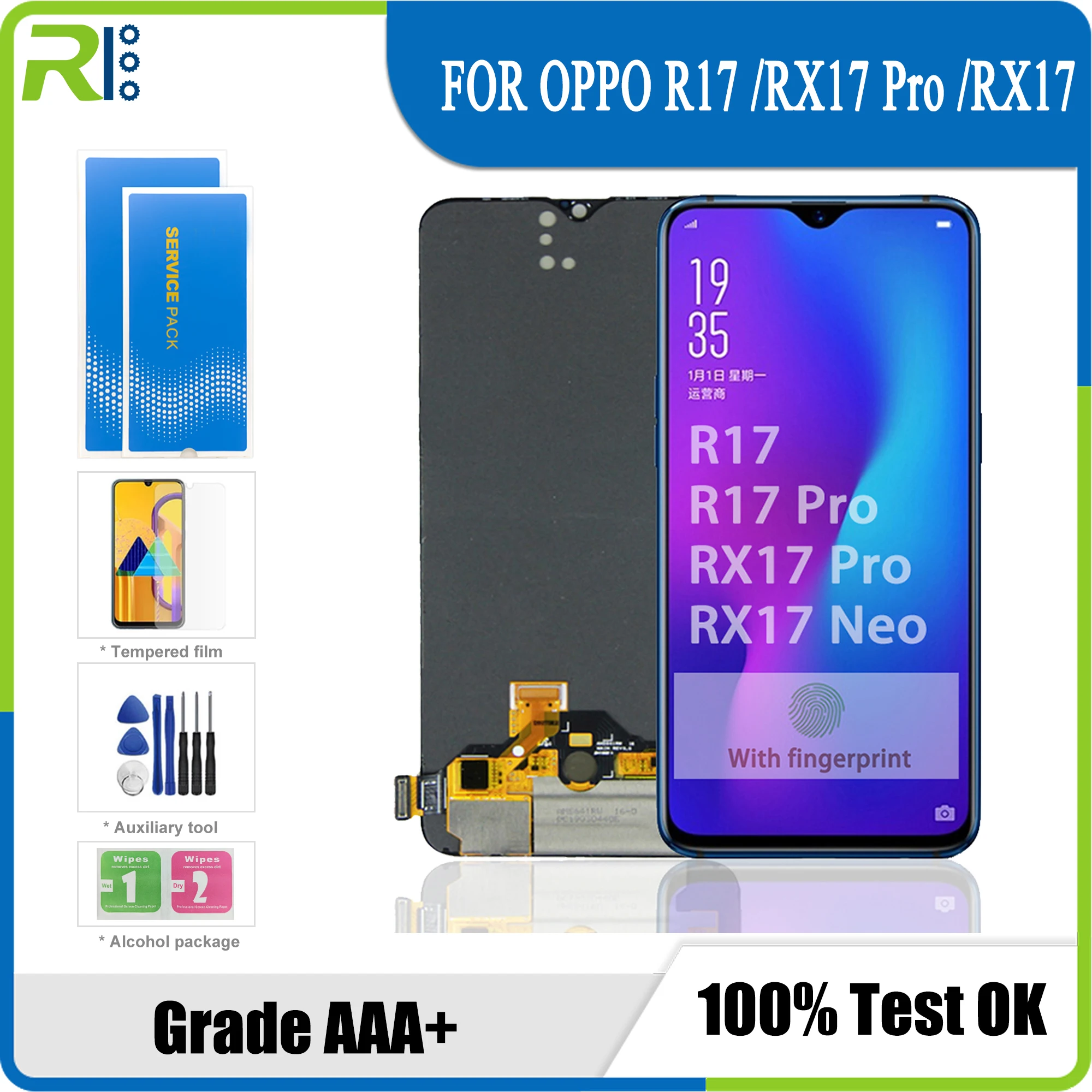 

ЖК-дисплей AMOLED 6,4 дюйма для OPPO R17 Pro, ЖК-дисплей для OPPO R17 RX17 Pro RX17 Neo, ЖК-дисплей, экран, сенсорный экран, дигитайзер, монтаж