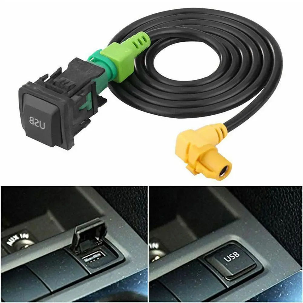 Автомобильный OEM RCD510 RNS315 автомобильный usb-кабель для переключателя для Golf MK6 Jetta MK5 MK6 usb-кабель для переключателя автомобильные аксессуары