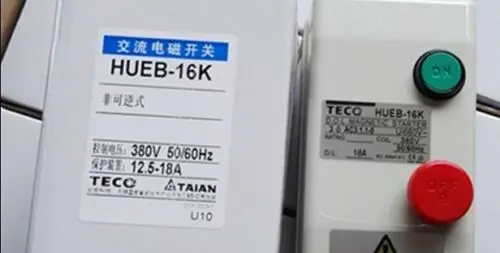 

1PCS Teco HUEB-16K 8.5-12.5A Magnetic Starter -New