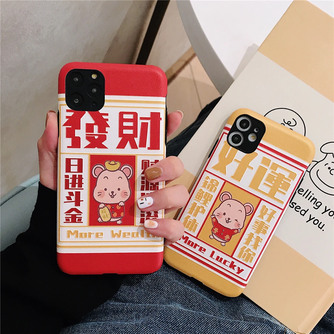 Милый 3D рельефный чехол с изображением из мультфильма Lucky Cat, богатая свинья, мышь, чехол для телефона для iphone 11 Pro xs max XR X 10 8 7 6 6S Plus, мягкая задняя крышка