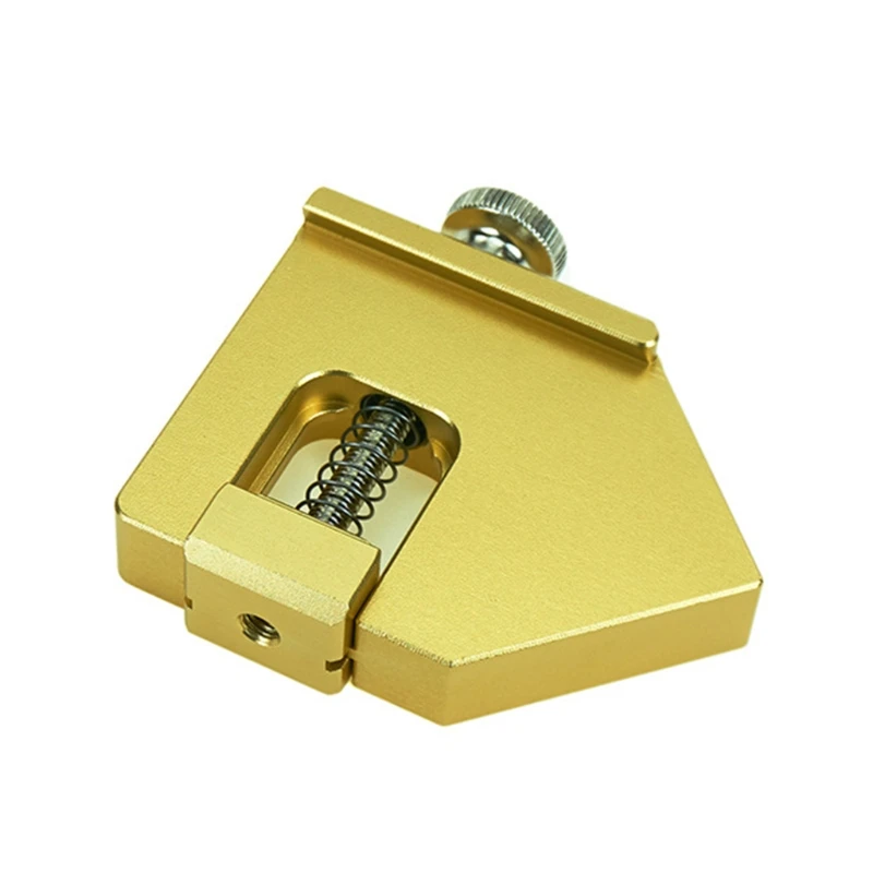 

Aluminum Alloy Positioning Block Carpenter's Steel Ruler Locator Compatible with Line Scribe Angle Scriber Steel Ruler