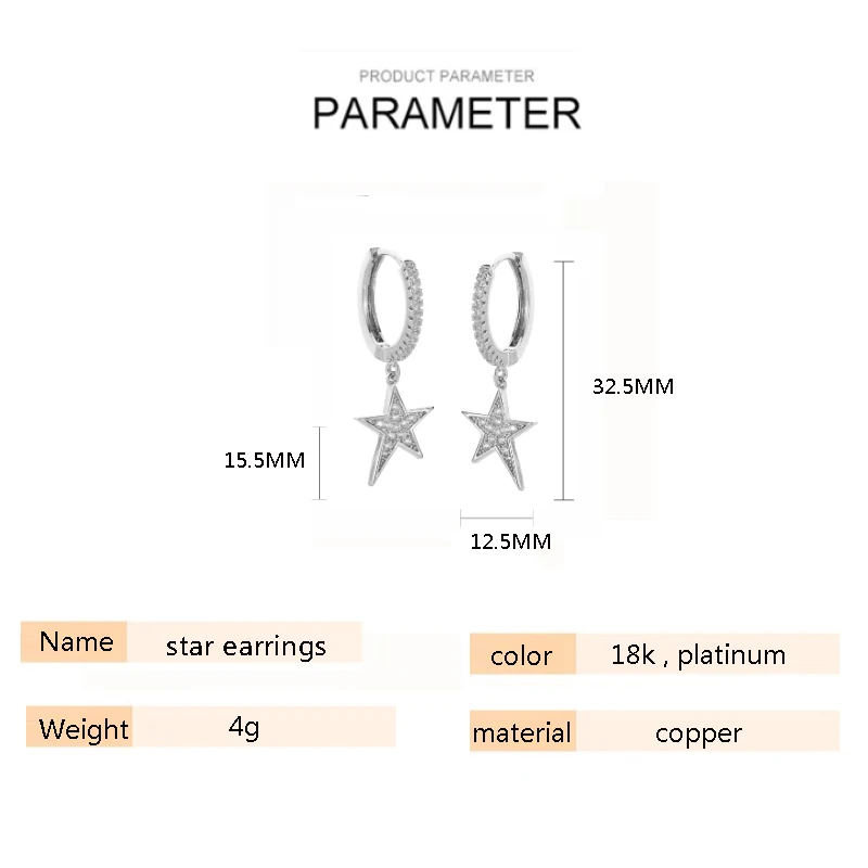 Модные Винтажные серьги с кулоном из кубического циркония кольца хорошего