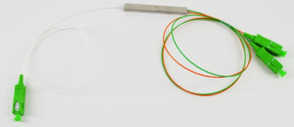 5 шт./лот плх оптический сплиттер SC APC 1X2 FTTH волоконно резак Оптическая муфта