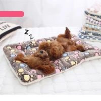 pet blanket dog bed cat mat soft flannel cover dog cushion thickened winter warm sleeping beds for puppy dog cat pet
