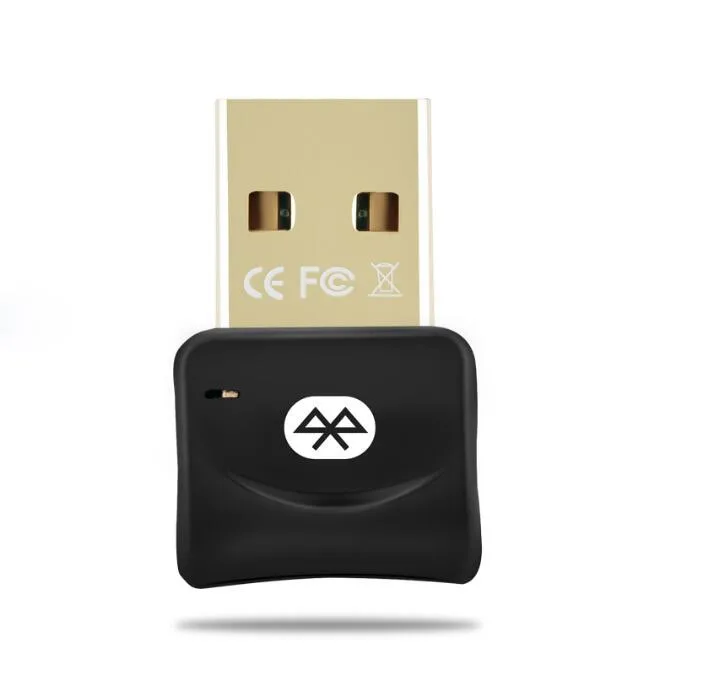 Беспроводной адаптер Bluetooth V4.0 Dual Mode USB Dongle с позолоченным разъемом, CSR 4.0 аудиопередатчик для компьютера.