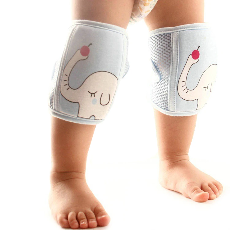 NEW 1 Pair Baby Knee Pads Thicken Crawling Elbow Cushion Breathable Design Infants Leg warmer Pad Baby Kneecap Knee Protector