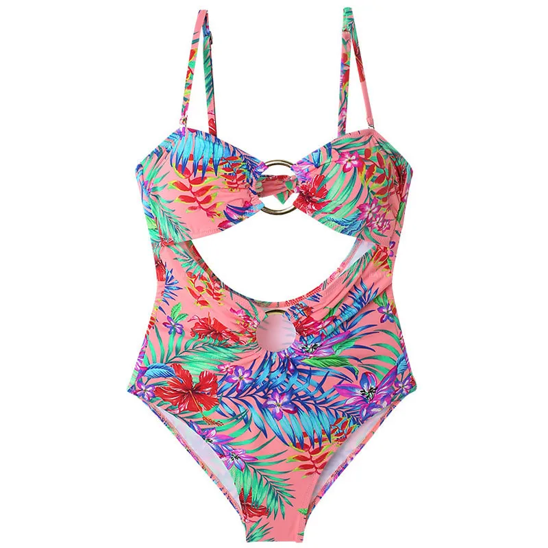 

2021 New Push Up Swimwear Women One Piece Swimsuit Female Solid Swimming Suit Backless Swimming Suits Women Sexy Beach Monokini