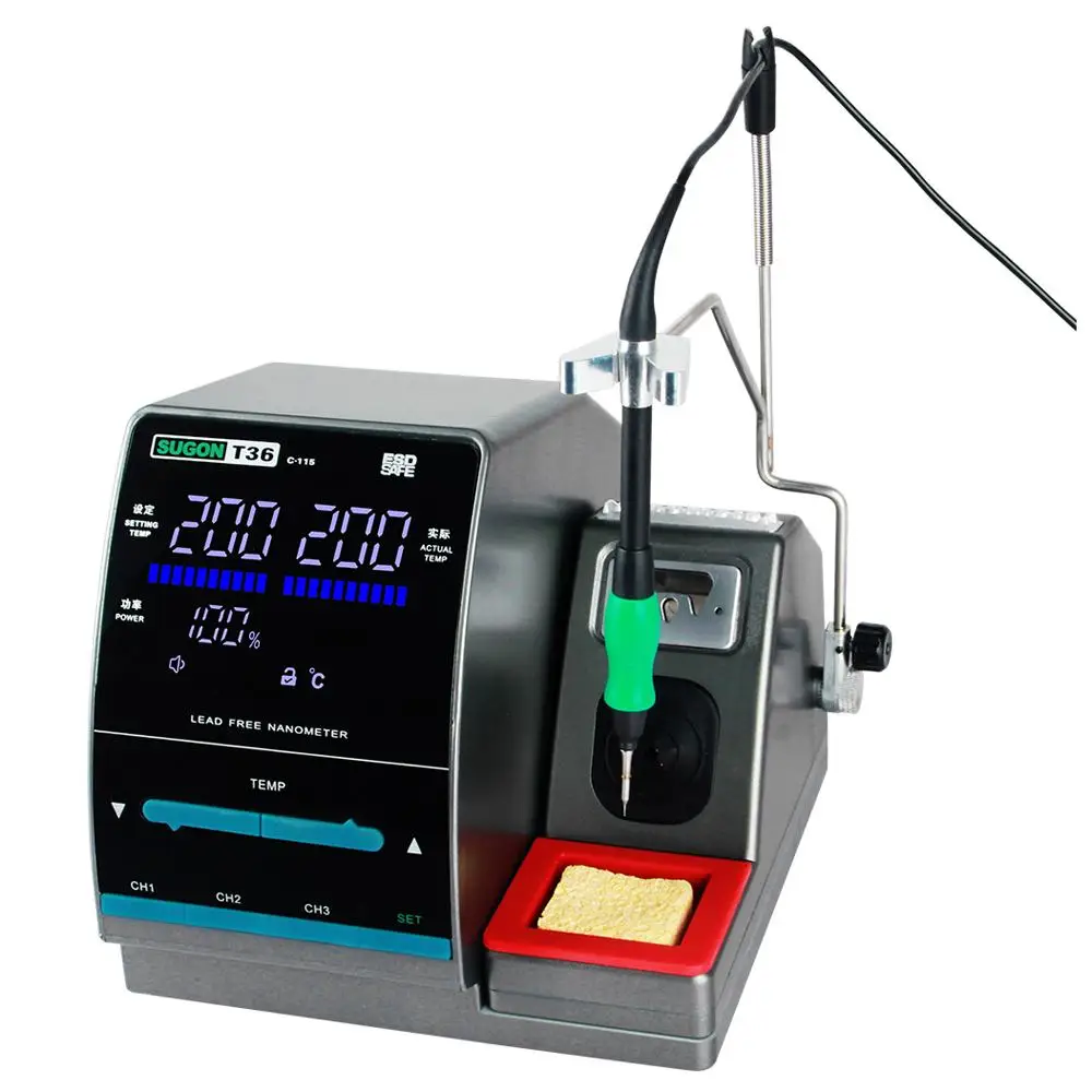 

SUGON T36 Soldering Station OEM JBC C115 Series Nano Soldering Iron Tips For Precision BGA PCB IC Welding Repair