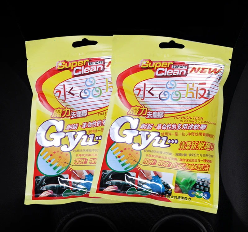 

Slime Non-sticky Hand Car Keyboard Cleaner Glue Gel Interior Panel Air Condition Dust Cleaning Tool Laptop Sponge Mud Remover
