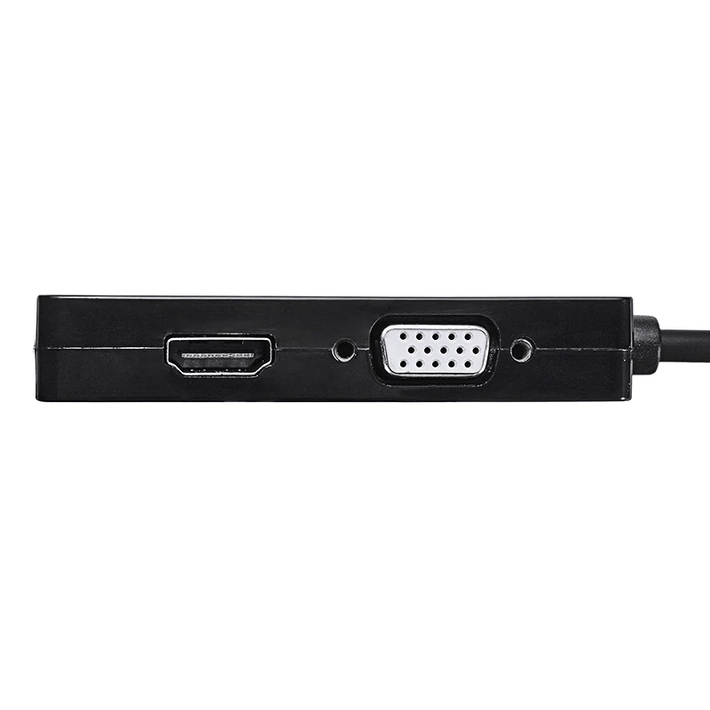 DP to VGA HDMI DVI конвертер 3 в 1 Дисплей Порты и разъёмы видео адаптер для портативных ПК