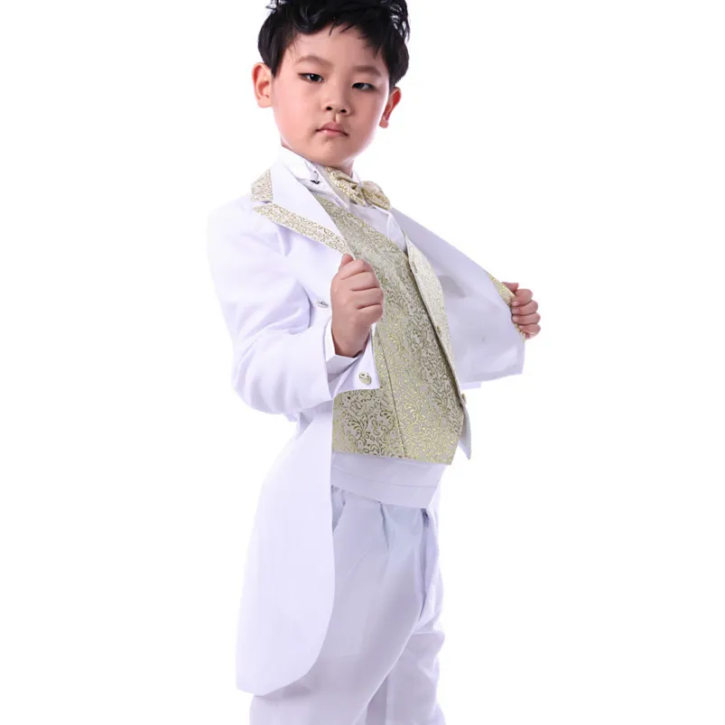 Коллекция 2018 года детская одежда 5 шт. строгие костюмы для мальчиков Детский