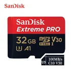 Карта памяти SanDisk Extreme Pro micro sd 32 Гб 64 Гб 128 ГБ 512G class 10 cartao de memoria U3 A2 V30 1 ТБ tf flash Card для gopro