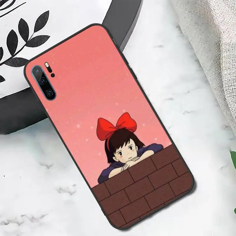 

Japan anime Kiki's Delivery Service Phone Case For Huawei honor Mate P 10 20 30 40 i 9 8 pro x Lite smart 2019 nova 5t