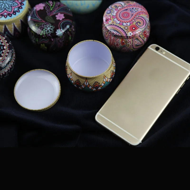 Жестяная коробка сделай сам для свечей металлическая конфет печенья мусса торта