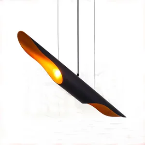 Nordic Retro Tubular Pendant Light Black/white Aluminum Pendant Lamp For Living Room Bar Shop Restaurant Decorative Hanging Lamp