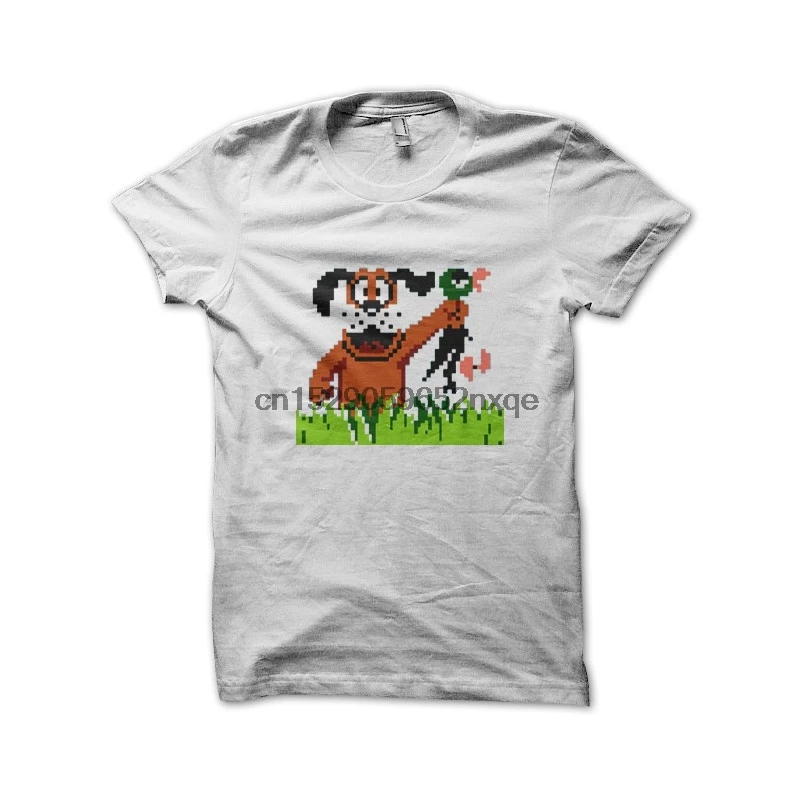 Мужская футболка для собак белая утка Охота футболки женская футболка|Мужские