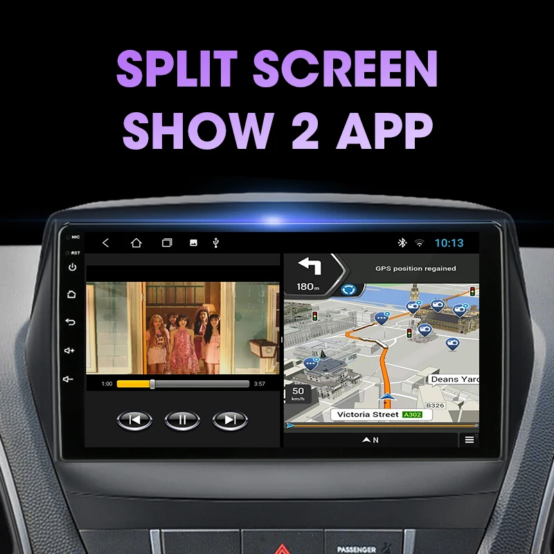 Мультимедийная магнитола JMCQ для Hyundai стерео система на Android с 9 &quotэкраном GPS Wi Fi DSP