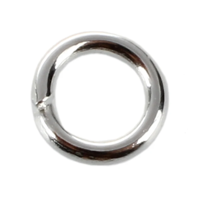 4 мм 21 Калибр открытый прыжок кольца посеребренные 100 шт|Стоппер| |