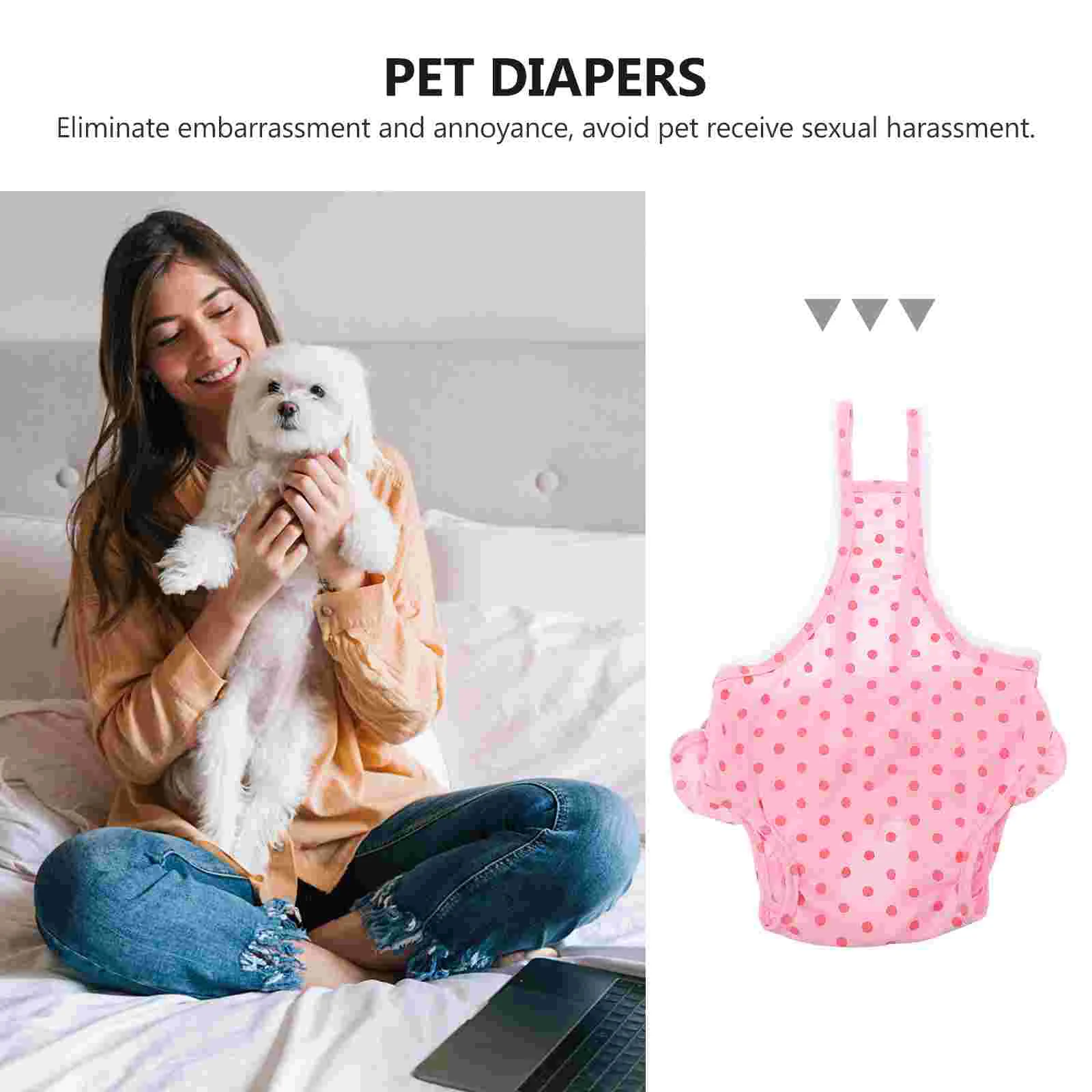 

1pc Pet Suspenders Underpant Printing Underpant Female Pet Underpant