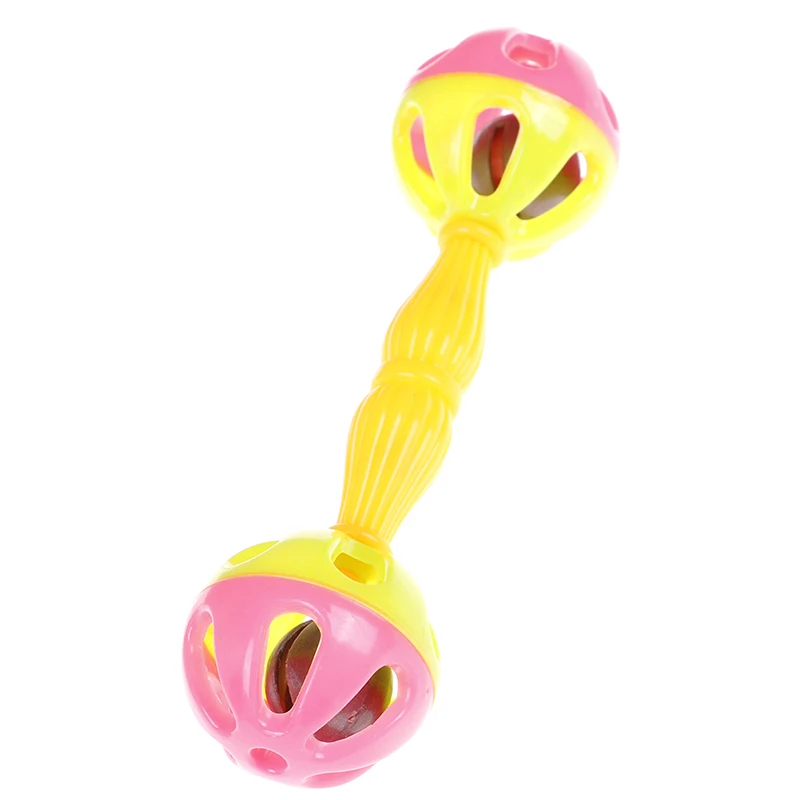 

Rattles Bells Shaking Dumbells Early Development Toys Baby Toy Musical Hand Shaking Rattle Toy 0-12 Months