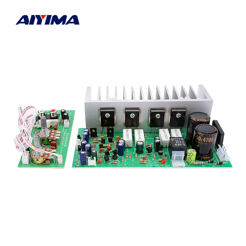 

AIYIMA Power Subwoofer Mono Amplifiers Professional Board 350W Amplificador Audio DIY For 10 To 12 Inch Speaker Home Theater