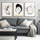 Современная Настенная Картина на холсте три вкусные устрицы постер жемчужной икры печать морепродуктов магазин французский ресторан декоративная картина