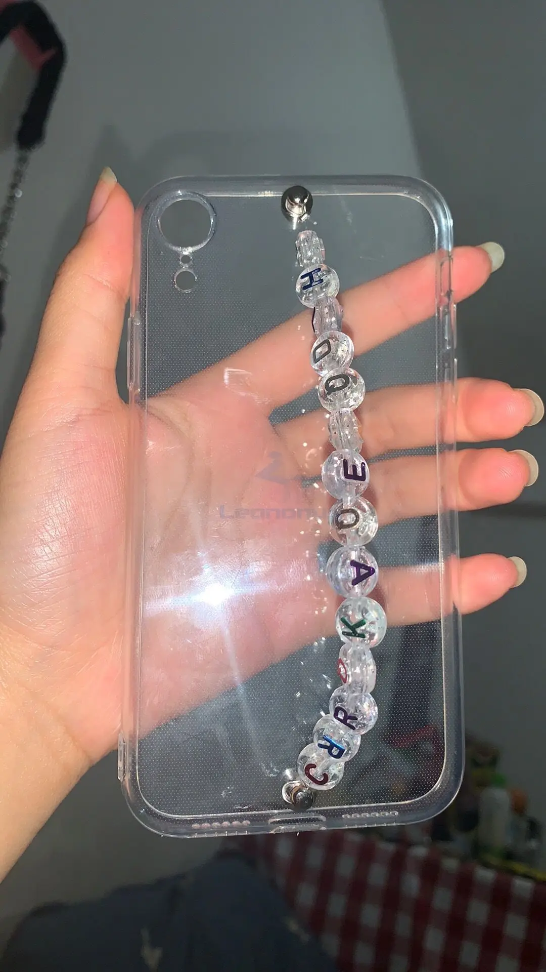 

Ultra-thin Clear TPU Case with Chain for iPhone 12 Pro 11 For Girl Fashion New Silicon Cover with Bracelet for iPhone 12 Pro Max
