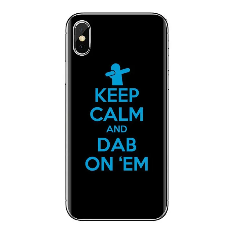 Забавные dab на em мягкий прозрачный просвечивающийся чехол Чехлы для htc U11 один M7 M8