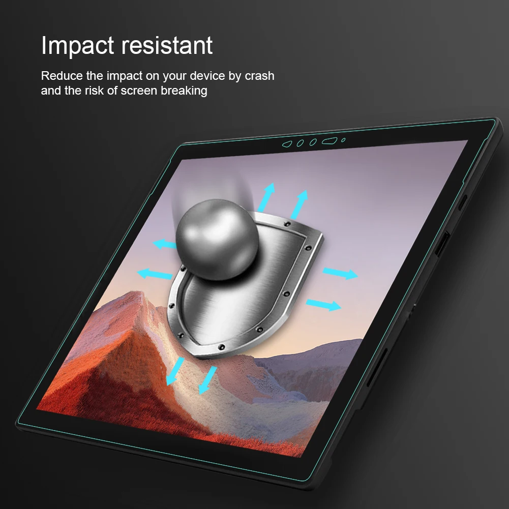 Для Surface Pro 7 glass Nillkin 9H+ 2.5D ультратонкий протектор экрана из закаленного стекла для Surface Pro 7 Nilkin HD glass