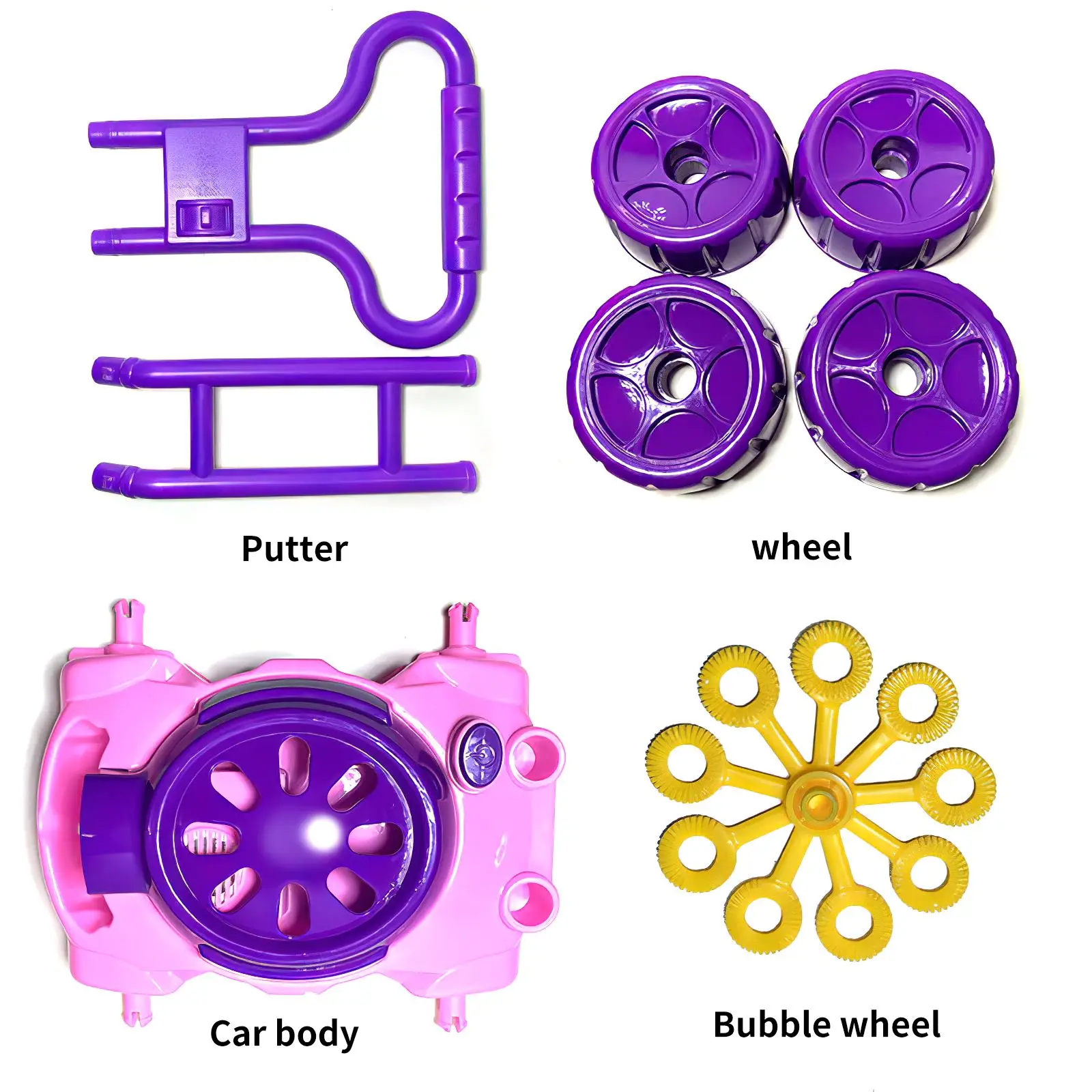 

Eco-Friendly ABS Bubble Mower Powered by Hand Pushed Mower Bubble Maker Interesting Lawnmower Bubble Toy for Children Toddlers