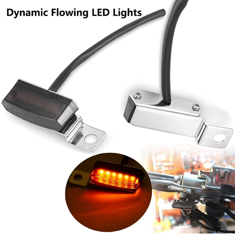

Universal Motorcycle Mini Flowing LED Turn Signal Indicator Blinker Light Brake Clutch Lever Flasher for Yamaha