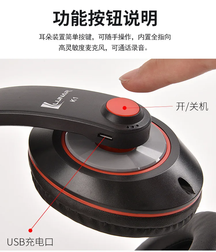 K1 bluetooth-гарнитура, беспроводные наушники, динамические bluetooth-наушники, наушники-вкладыши, bluetooth наушники, bluetooth наушники