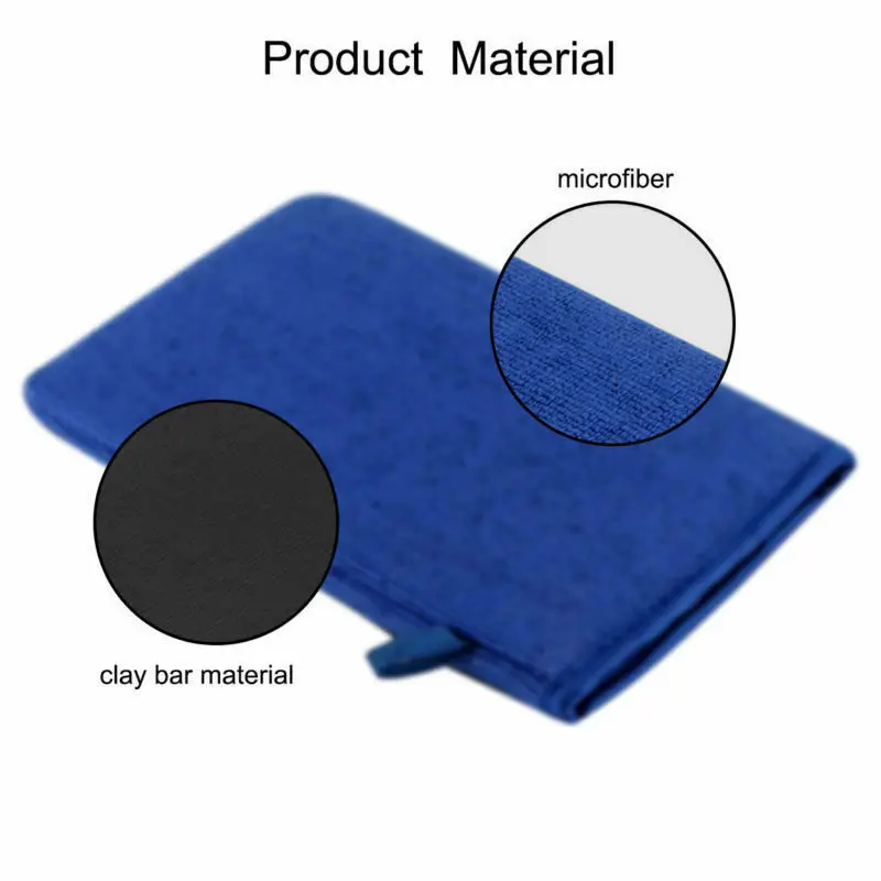 

1* Car wash Gloves For Detailing Polish Blue 5.5*8.7" Automotive Care Convenient
