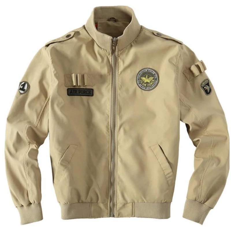

US Style Military Mens Coat and Jackets Safari Casual Mens Tactical Jackets Coats Air Force Mans Bomber Jackets XXXXL 2019 A646