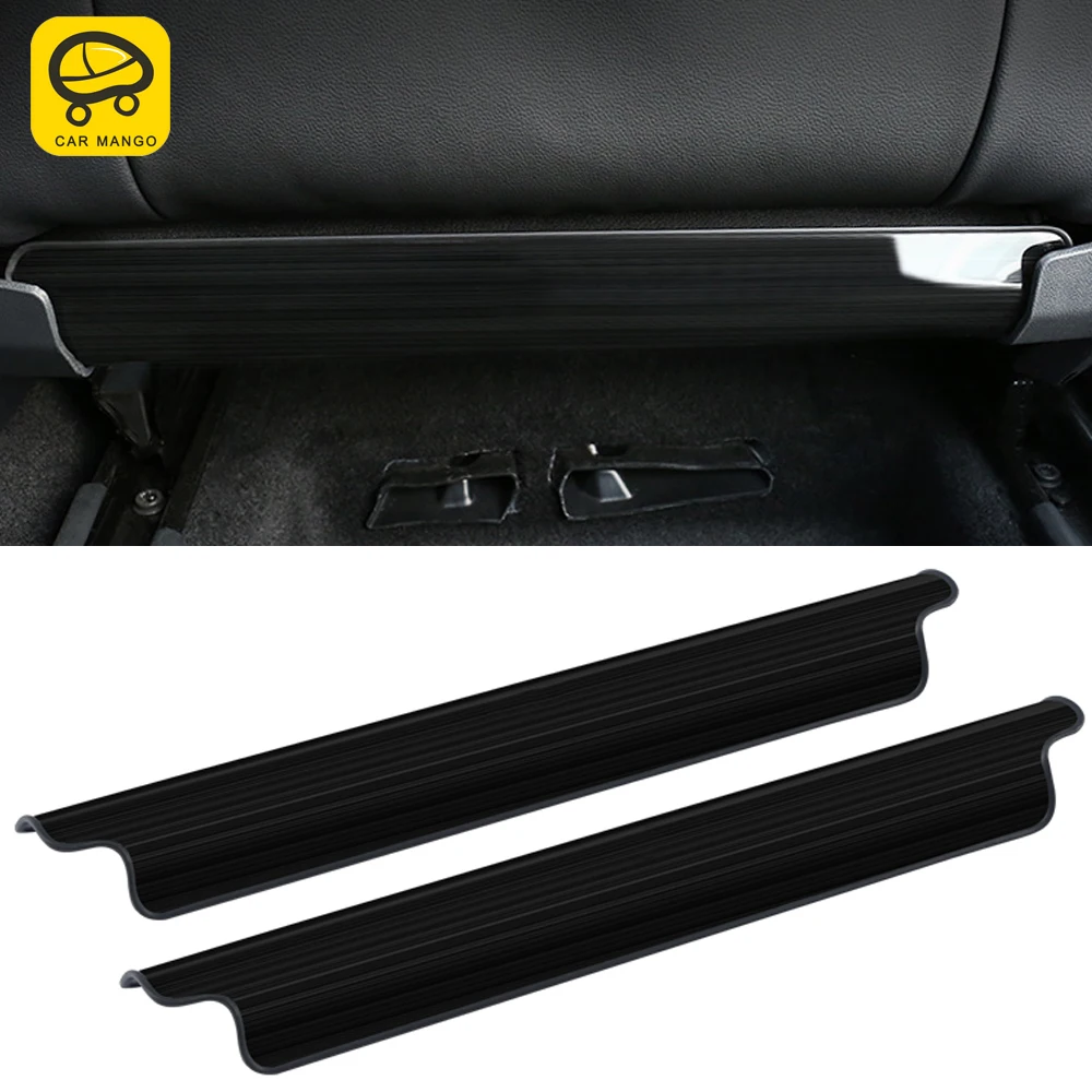 

CarMango автомобильные аксессуары заднем сиденье Противоударная накладка декоративная наклейка крышка внутренняя отделка для Volkswagen Atlas Teramont ...