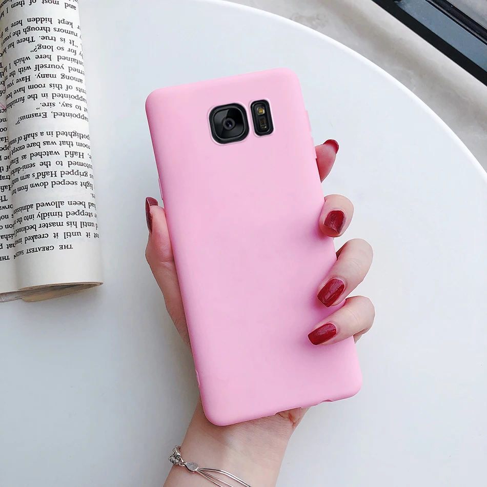 Ультратонкий матовый чехол для Samsung galaxy S7 edge S8 S9 S10 s20 Plus Note 8 9 10 S10E защитный