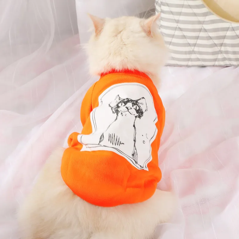 Рождественская одежда для домашних животных костюм кошки милый котенок