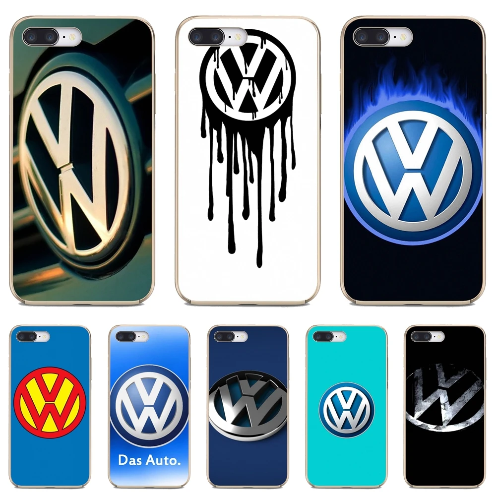 Мягкий чехол радужной расцветки в стиле ретро а Volkswagen S VW E LOGO автомобиля для Xiaomi