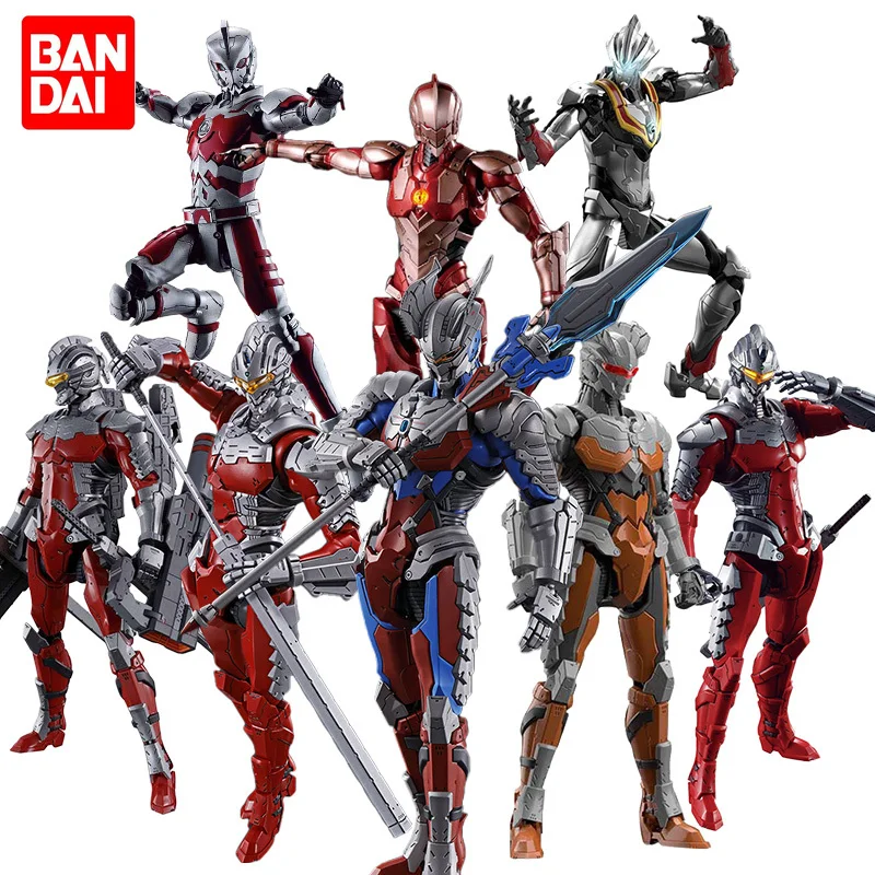 

Bandai FRS Assembly Model RISE Mobile Ultraman's First Full Armor UltraSeven Ace Tiga Zero Action Figure Toy with Light