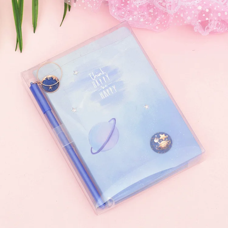 1 Набор Ins красивое волшебное небо пара влюбленных блокнот Вселенная/секретный