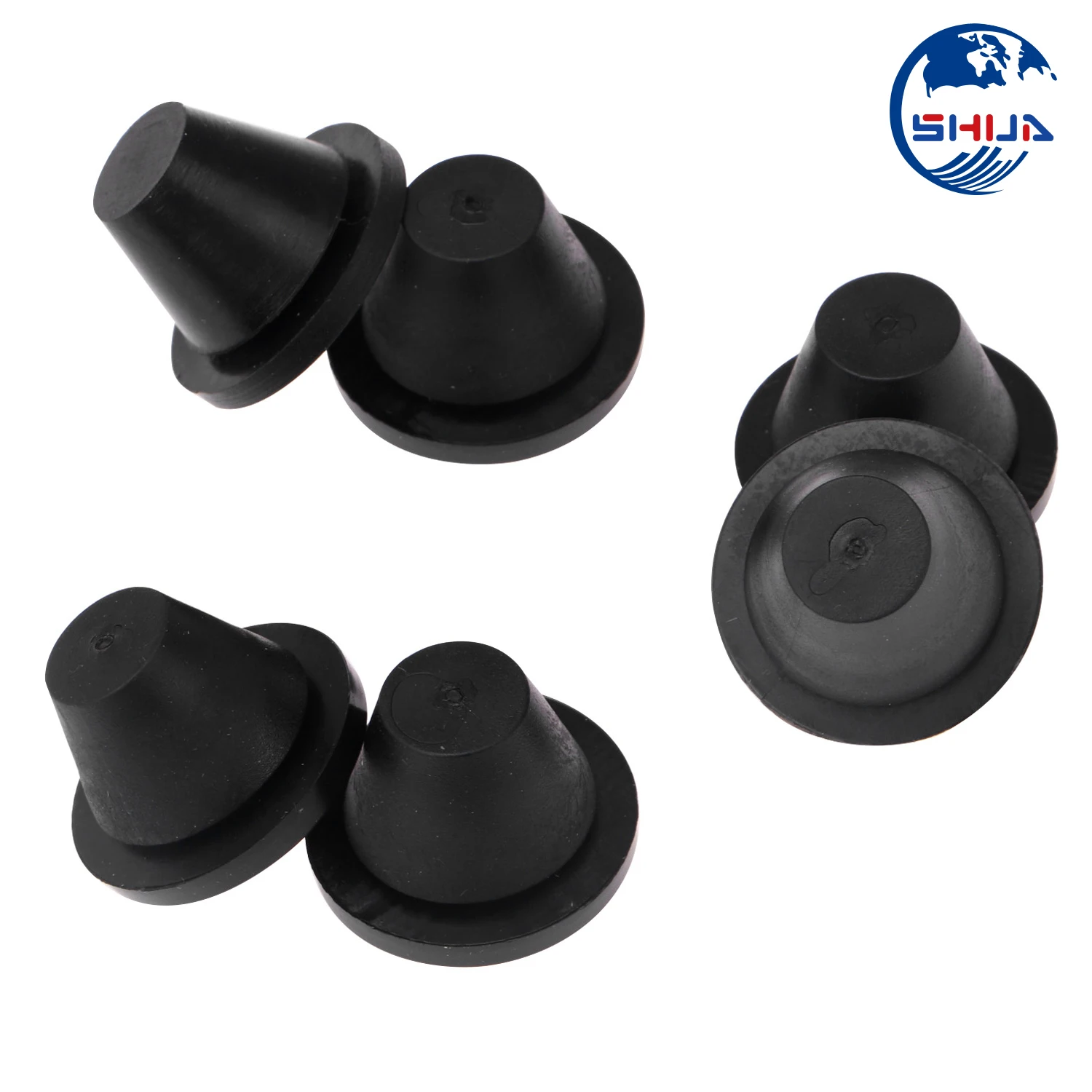 6 шт. резиновые боковые обложки для мотоцикла черные прокладки Harley Touring Electra Glide Road