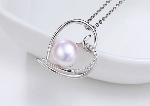 + 501 Хуэй язык 8-9 мм полный шарик сильный блеск Пресной воды Жемчужные Подвески |